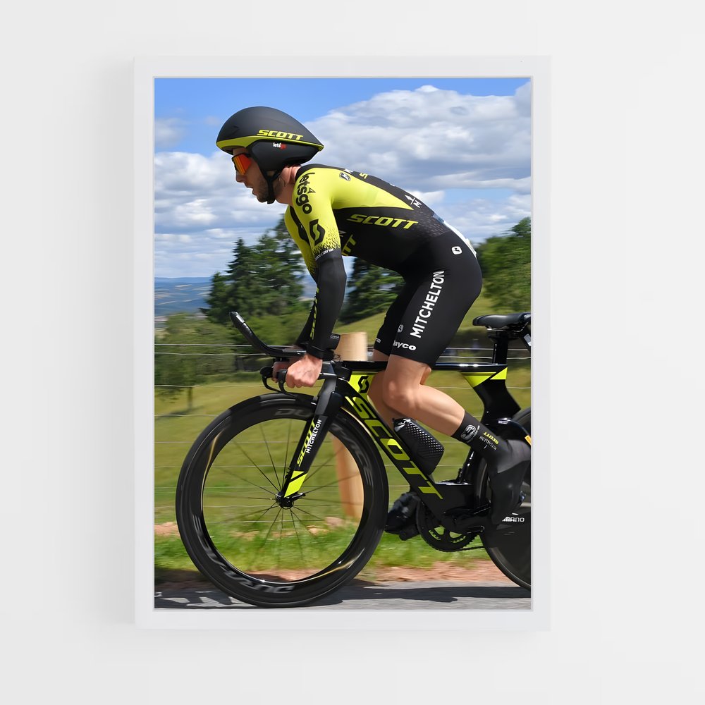 Poster L'Élan Cycliste – affiche Cyclisme (vue 3)